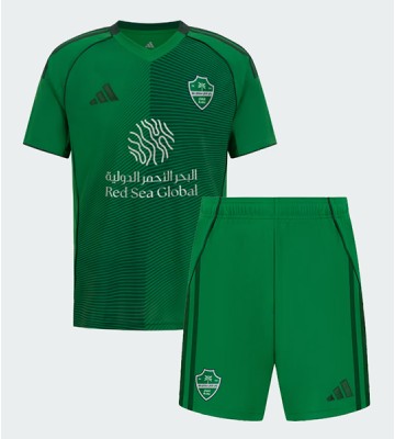 Al-Ahli Hjemmebanetrøje Børn 2025-26 Kortærmet (+ Korte bukser)